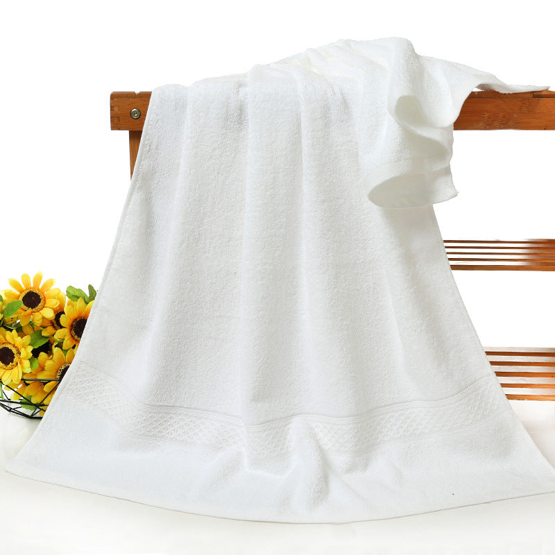 White Arctic Nut Cotton Bath Towel.