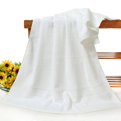 White Arctic Nut Cotton Bath Towel.